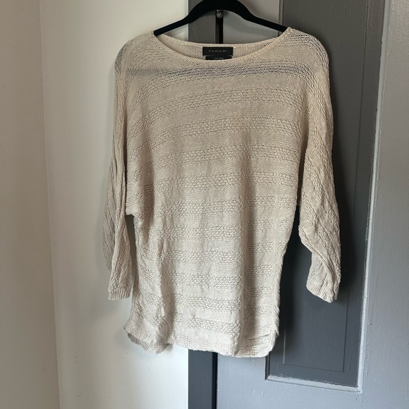 Tahari grey Women's Crew Neck Sweater - Picture 1 of 3